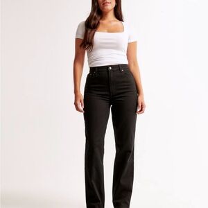 Abercrombie & Fitch Black Curve Love Ultra High Rise 90s